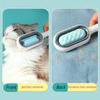 Brosse à poils en plastique avec réservoir d'eau