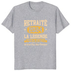T-shirt Personnalisé Retraité 2024 La LEGENDE