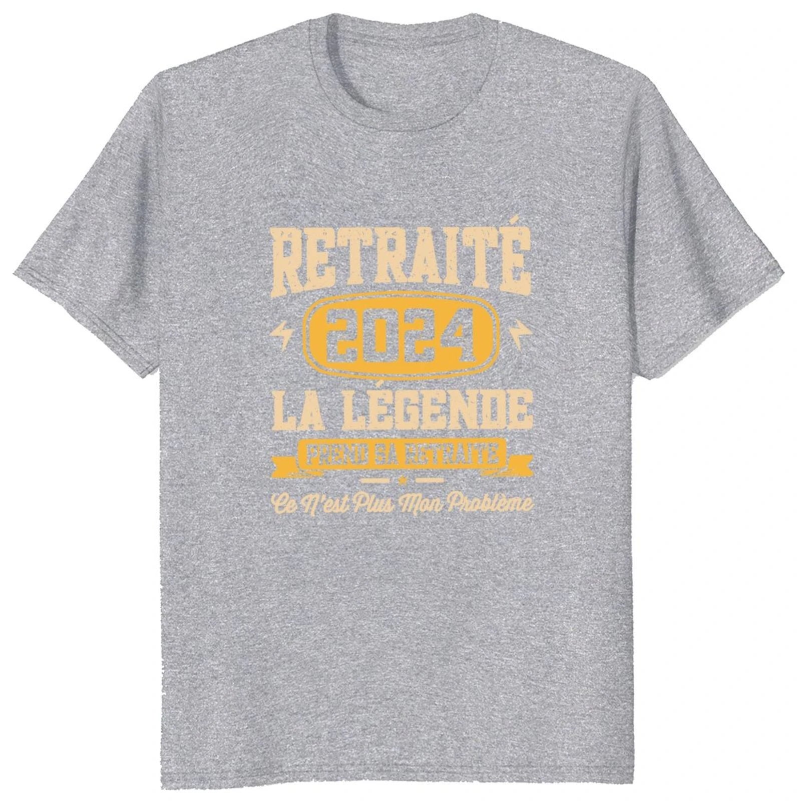 T-shirt Personnalisé Retraité 2024 La LEGENDE
