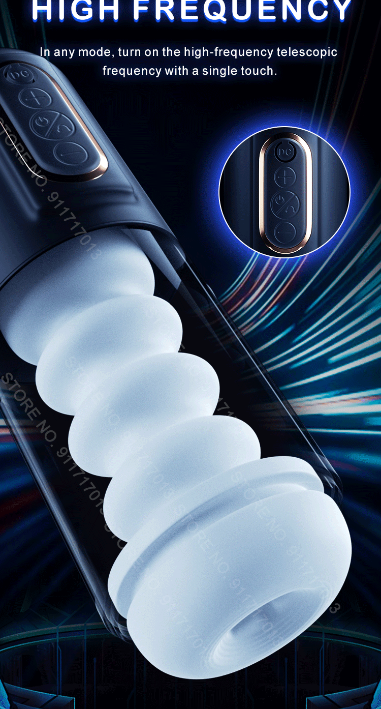 S-Pleasure - Masturbateur stimulant avec mode vibrant et aspirant