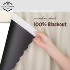 Rideau Occultant Thermique Sans Perçage – 100% Opaque