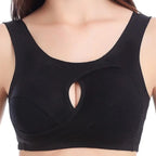 Brassière ajourée en 100% Coton respirant - Grandes Tailles