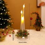 Bougies Chandelles 3PCS de Noël à LED