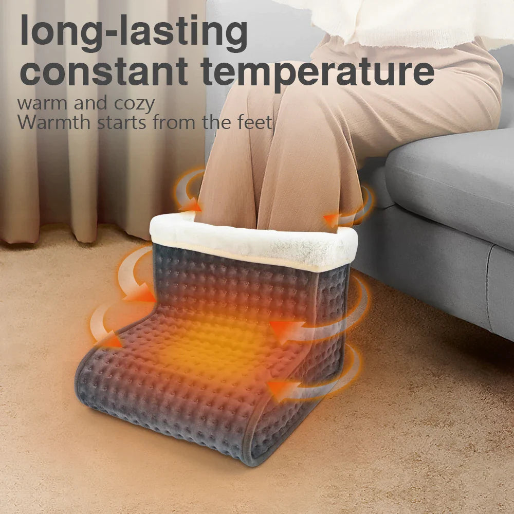 Chauffe-Pied Fourré Anti Froid - Chargement USB