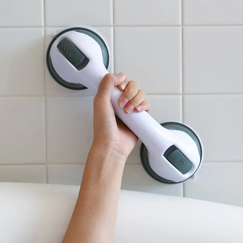 Barre d'appui à ventouse pour salle de bain - Livraison Offerte