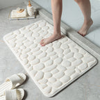 Alfombrilla de baño de adoquines ultra absorbente