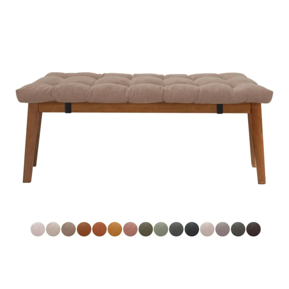 Coussin de Chaise, Banc & Banquette en Velours Côtelé - 31 Tailles