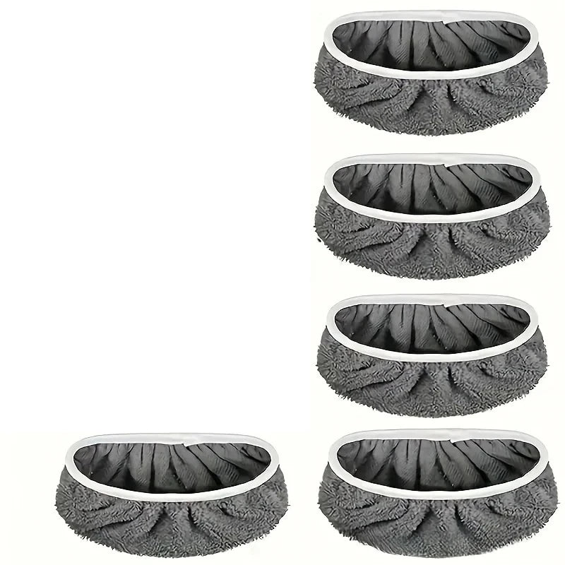 5x Mops en Microfibre Lavables & Réutilisables