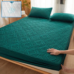 Protège-matelas Imperméable Matelassé 3D à Motif Royal