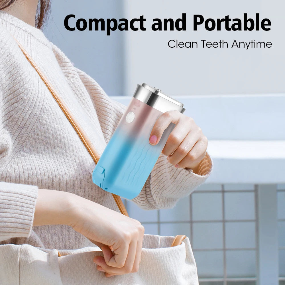 Irrigateur Buccal Portable Sans Fil & Rechargeable – 3 Modes, 1500 Pulsations/min + Réservoir 180ML