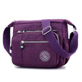 Sac Bandoulière Femme Nylon Imperméable Multi-Poches