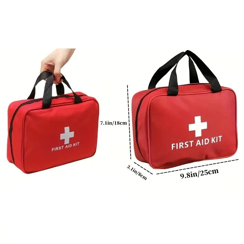 Trousse de Premiers Secours 184 Pièces – Kit d’Urgence Portable et Complet pour Camping, Randonnée et Voyage
