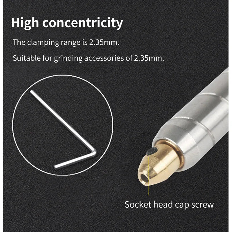 Mini Stylo Graveur Sans Fil - Kit Complet