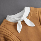 Faux Col de Chemise Amovible