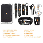 Kit de survie militaire pour aventure en plein air