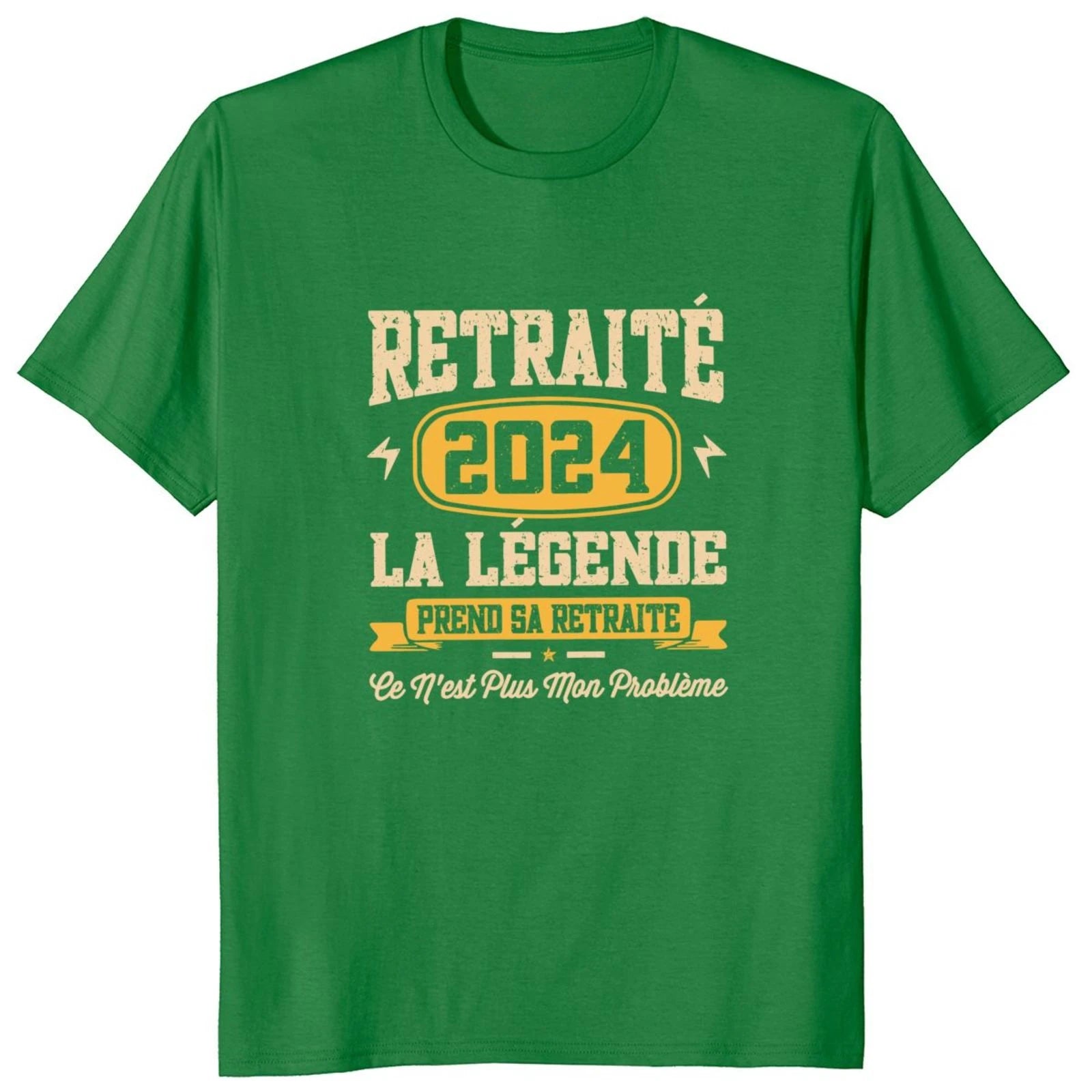 T-shirt Personnalisé Retraité 2024 La LEGENDE