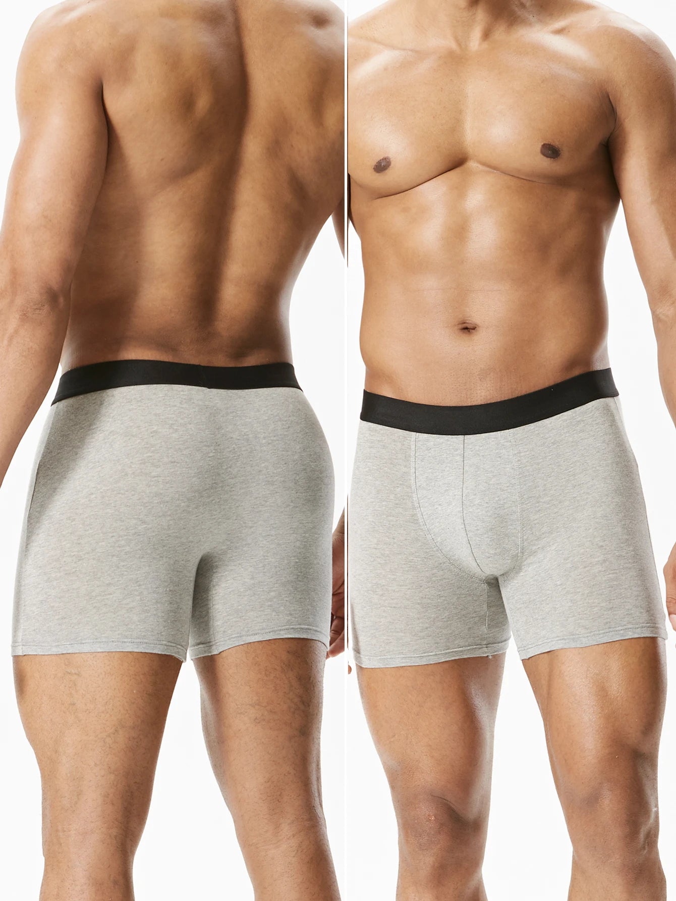 Lot de 7 Boxers Mi-Long en Coton pour Homme