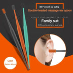 Lot de 10 Nettoyeurs d'Oreilles 2 en 1 en Silicone Réutilisables