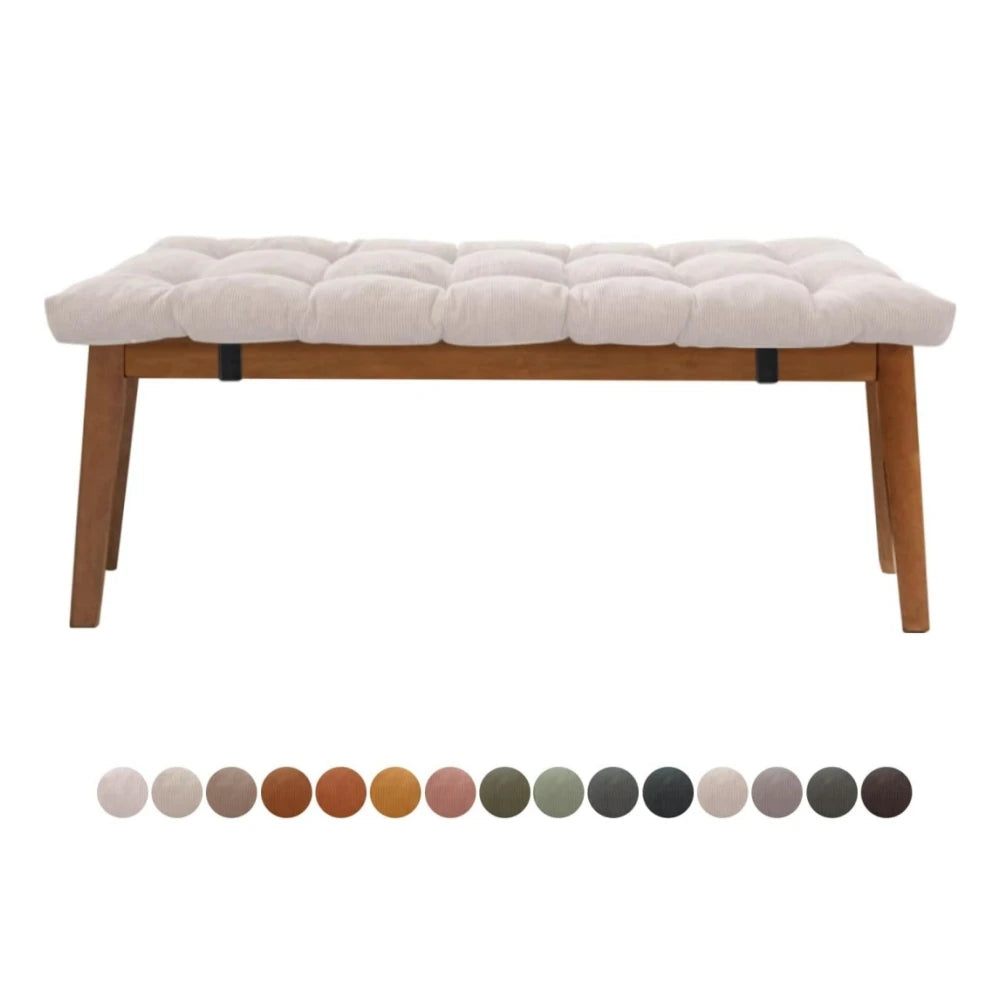 Coussin de Chaise, Banc & Banquette en Velours Côtelé - 31 Tailles