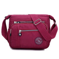 Sac Bandoulière Femme Nylon Imperméable Multi-Poches