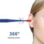 Lot de 10 Nettoyeurs d'Oreilles 2 en 1 en Silicone Réutilisables