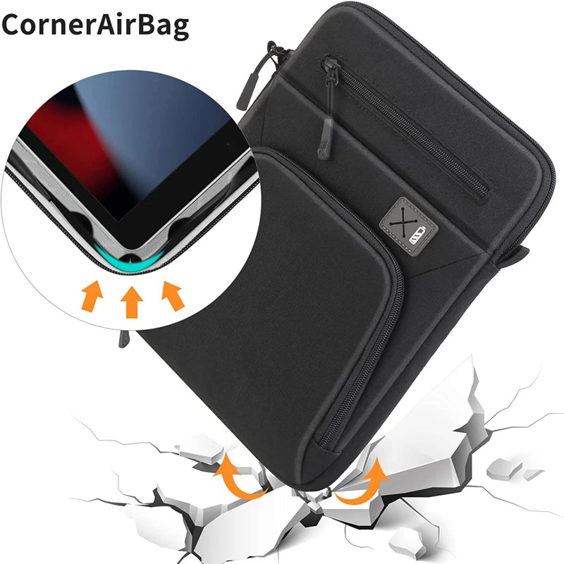 Pochette Bandoulière pour Tablette 13 Pouces Multipoches