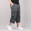 Short Cargo Homme Décontracté Multi-Poches Été