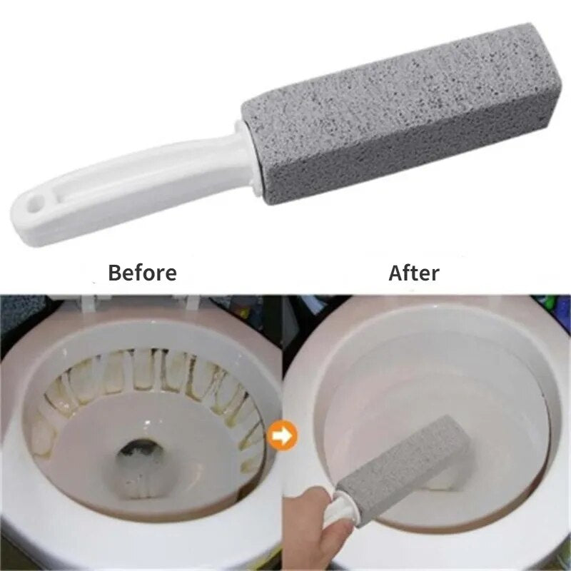 2x Brosse de toilette magique en pierre ponce