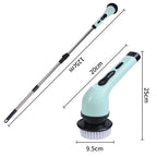 Brosse de nettoyage télescopique 9 en 1