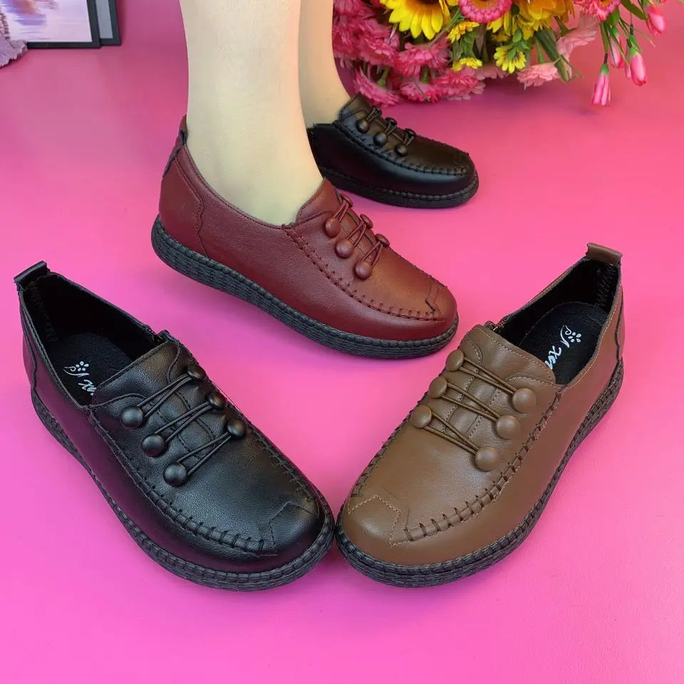 Marianne - Mocassins orthopédiques confortables et élastiques