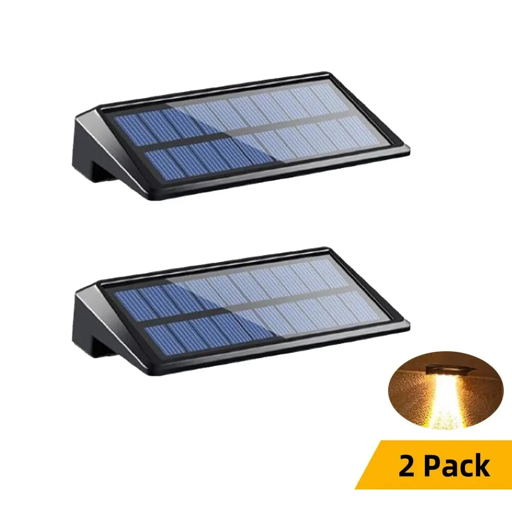 2 Appliques Murales Solaires LED Extérieur Imperméables