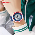 Montre sport chronographe unisexe à grand écran