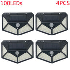 2x Applique solaire avec capteur de mouvement