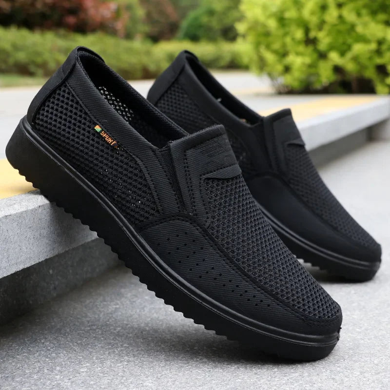 Mocassin en Maille Respirante Confortables et Décontractées Homme