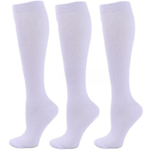 Pack of 3 Medical Compression Knee-High Socks