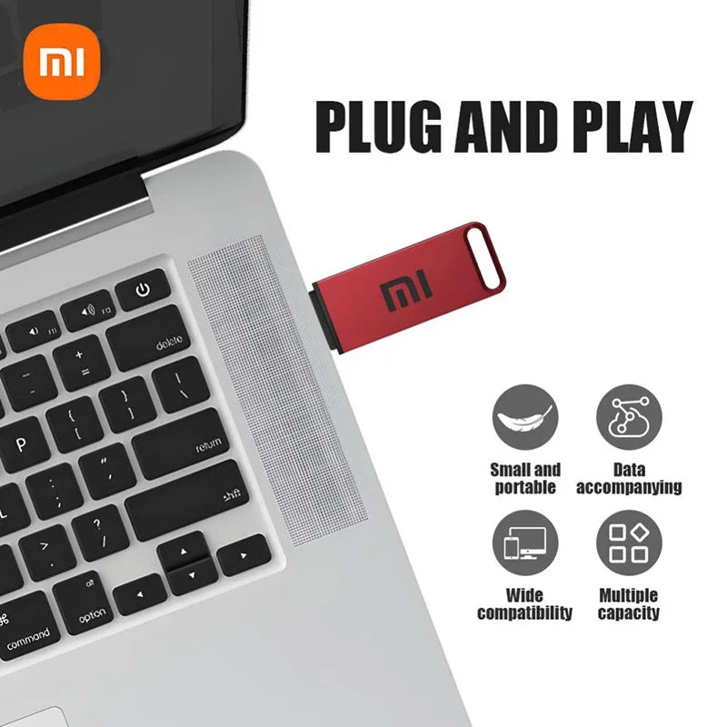 2TB High-Speed USB 3.1 Metal Flash Drive