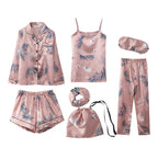 Cocooning Zzz - Ensemble de 7PCS de pyjama en Satin