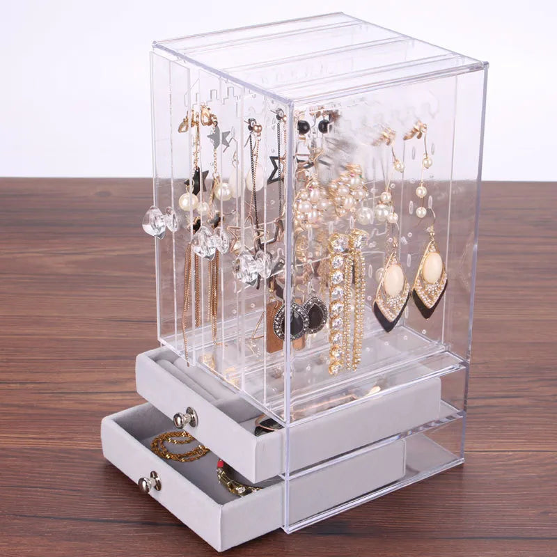 Album De Rangement De Bijoux Anti-d'effets, Sac De Bureau Transparent Pour Colliers, Bracelets, Bagues