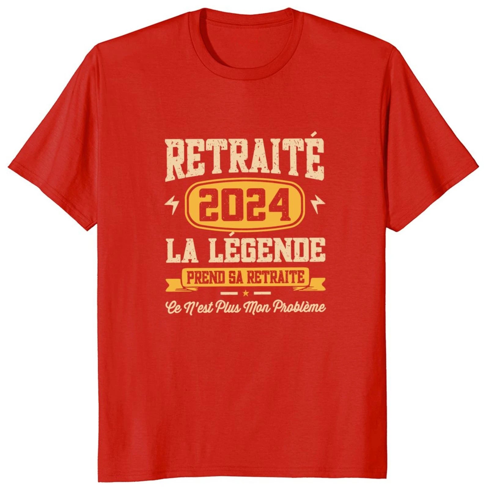 T-shirt Personnalisé Retraité 2024 La LEGENDE