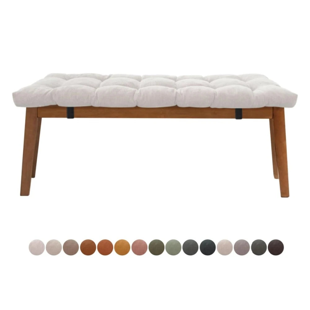 Coussin de Chaise, Banc & Banquette en Velours Côtelé - 31 Tailles