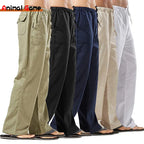 Pantalon en Lin Multipoche