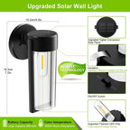 Lanterne Murale Solaire IP65 Automatique - Jardin & Terrasse