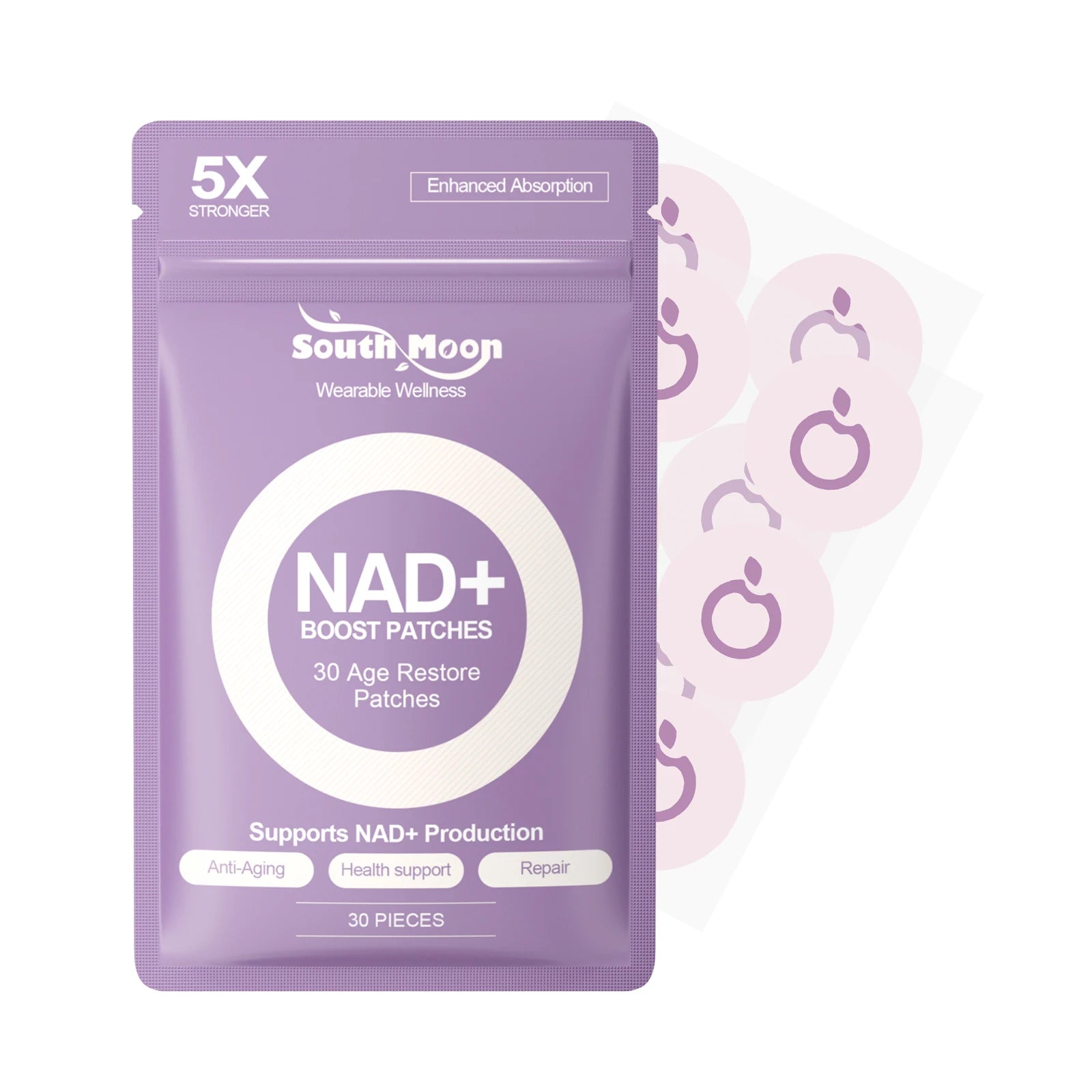 NAD+ Patchs - Booster énergie, métabolisme et anti-âge