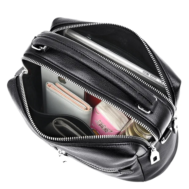 Sac à Main Design en Cuir Véritable Souple