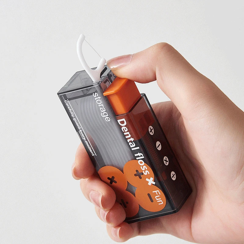 Distributeur de fil dentaire portable - 10 Portes-Fil dentaire OFFERTS