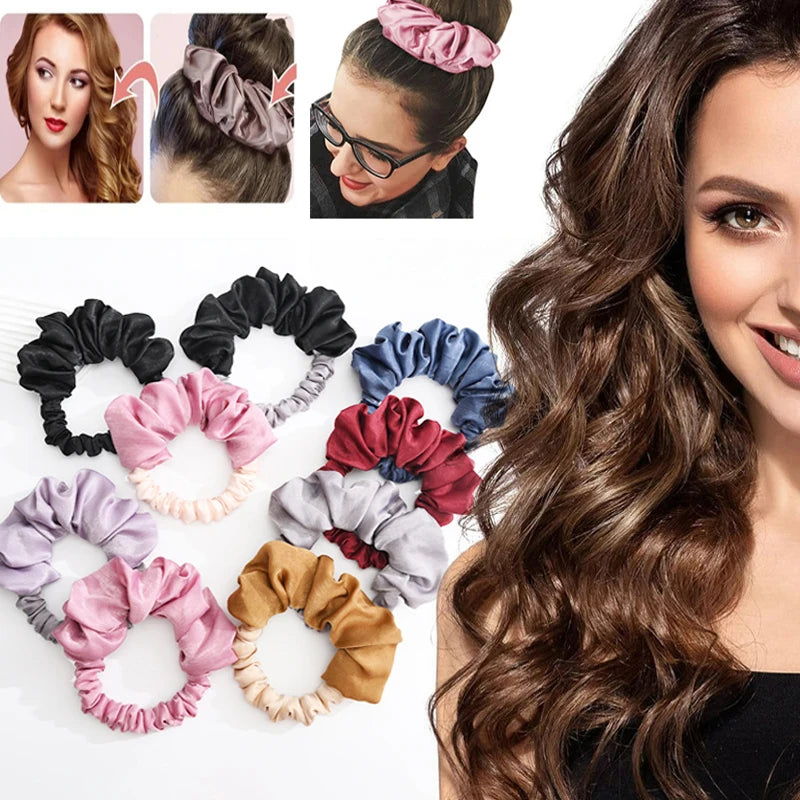 Chouchou XL en Soie pour Boucles Sans Chaleur