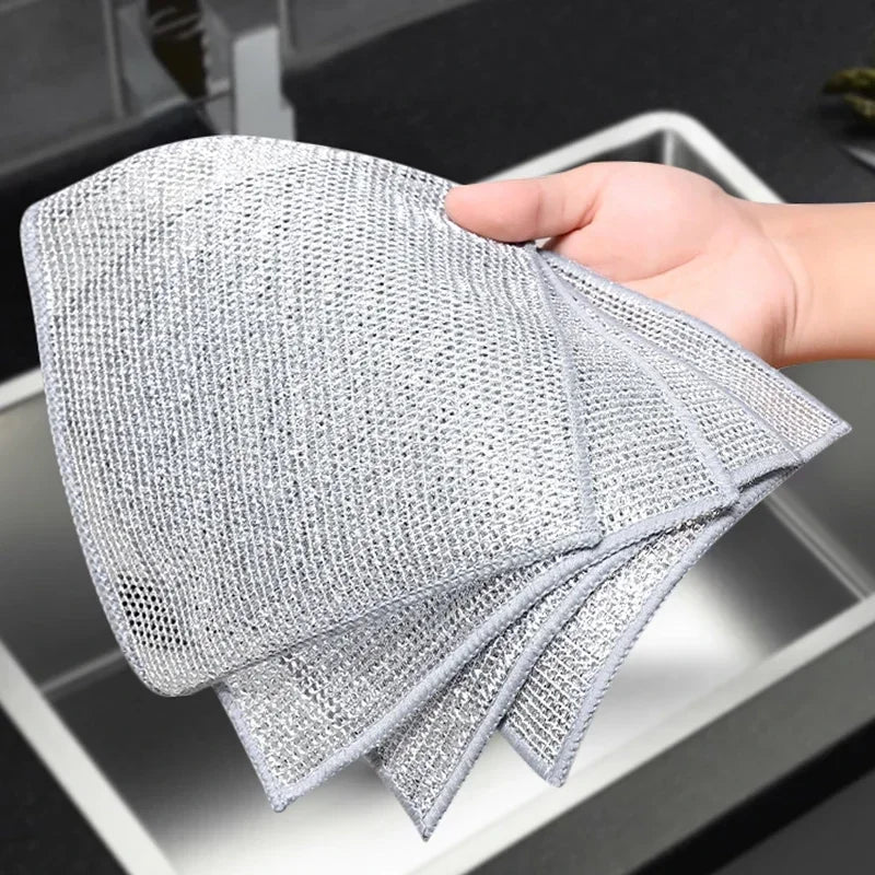 20x Chiffon magique en laine d’Acier - Multi-Usage Cuisine & Maison