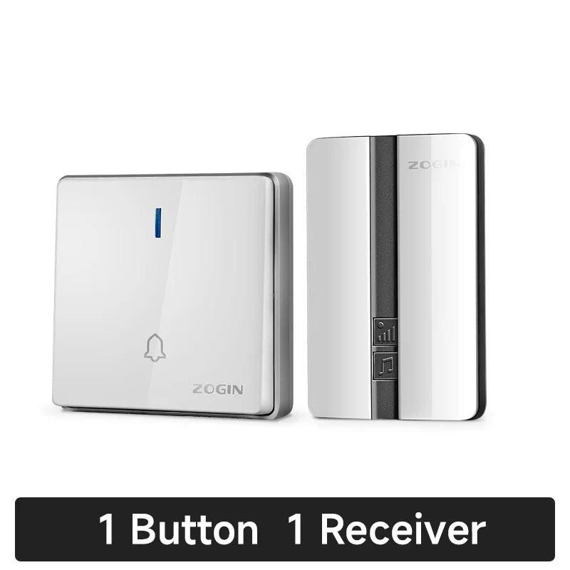 Self-powered and waterproof wireless doorbell - New Generation