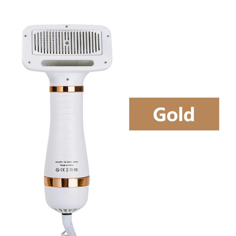 Brosse Sèche-Cheveux 2 en 1 pour Animaux