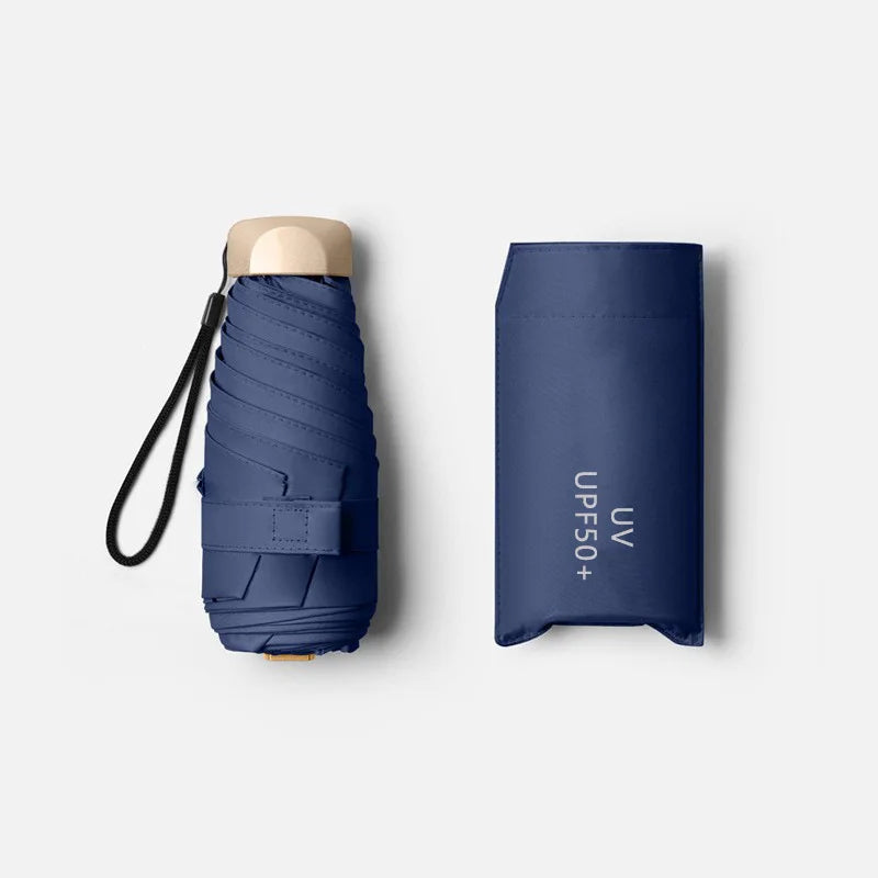 Mini Parapluie de Poche ULTRA léger en Vinyle Pliable